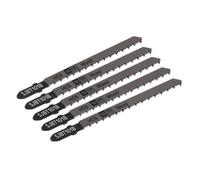 Sealey 100mm 10Tpi Hard Wood Jigsaw Blade For Power Tools - Pack Of 5 Sjbt101B