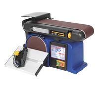 Sealey 100mm 4" Belt & 150mm 6" Disc Bench Mitre Sander Wood/Woodworking SM914