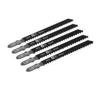 Sealey 100mm 8Tpi General Wood Jigsaw Blade For Power Tools Pack Of 5 Sjbt111C