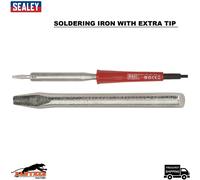 Sealey 100W 230V Soldering Iron SD100 with Replacement 7mm Straight Tip