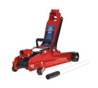 Sealey 1020LE Trolley Jack 2tonne Low Entry Short Chassis - Red