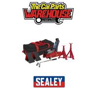 Sealey 1020LEBAGCOMBO 2tonne Low Entry Short Chassis Trolley Jack Red