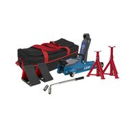 Sealey 1020LEBBAGCOMBO Low Profile Short Chassis Trolley Jack 2 Tonne Combo