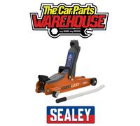 Sealey 1020LEO Trolley Jack 2tonne Low Entry Short Chassis - Orange