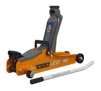 Sealey 1020LEO Trolley Jack 2tonne Low Entry Short Chassis - Orange
