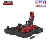 Sealey 1050Cxd Trolley Jack 2Tonne Short Chassis with Storage Case
