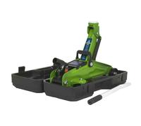 Sealey 1050CXDHV Trolley Jack 2tonne 1050CXD Hi-Vis WITH Storage Case Boot Size