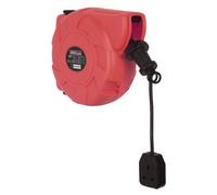 Sealey CRM101 Cable Reel System Retractable 10m 1 x 230V Socket