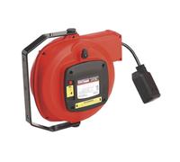 Sealey 10m Retractable Cable Reel System 2 x 230V