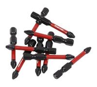 Sealey 10pc 50mm Phillips #2 Impact Power Tool Bits - AK8274