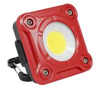 Sealey 10W COB LED Rechargeable Pocket Floodlight 1000 Lumens, with flip Out Magnetic Bracket- LED1000, Red