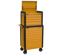 Sealey 11 Drawer Combo Topchest & Roll Cabinet Ball-Bearing Slides Steel Orange