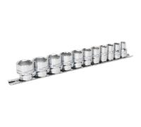 Sealey 11 Piece 3/8" Drive Lock On Hexagon Socket Set Imperial