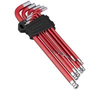 Sealey Ak7164 Ball-End Hex Key Set 11Pc Anti-Slip Extra-Long Metric