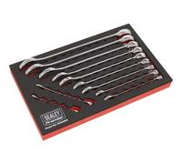 Sealey 11 Piece Combination Spanner Set Imperial in Module Tray
