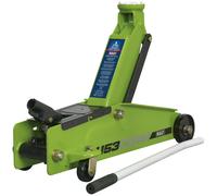 Sealey Trolley Jack 3T Long Reach High Lift Car Van SUV 4x4 3 Tonne Green 1153CX