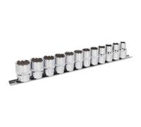 Sealey Socket Set AK2684 12-piece 1/2in Square Drive 12-Point Walldrive Metric