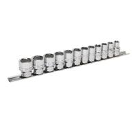 Sealey 12pc 3/8 inch Sq Drive Lock-On™ Metric Socket Set