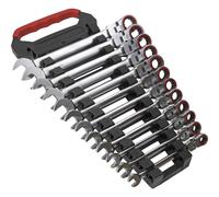 Sealey 12 Piece Flexi Head Ratchet Combination Spanner Set