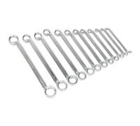 Sealey Ak6328 Offset Double End Ring Spanner Set 12Pc Metric