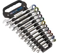 Sealey Combination Ratchet Spanner Set, 12pc - Platinum Series - AK63949