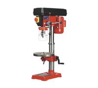 Sealey 12-Speed Bench Pillar Drill With Rack & Pinion Feed Shafts 370W GDM92B