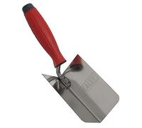 Sealey T1802 Stainless Steel Internal Corner Trowel - Rubber Handle - 120 X 60Mm