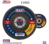 Sealey FD11580E Flap Disc Aluminium Oxide Ø115Mm Ø22Mm Bore 80Grit