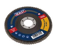 Sealey FD12580E Flap Disc Aluminium Oxide Ø125Mm Ø22Mm Bore 80Grit