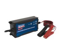 Sealey 12V 6A Automatic Battery Charger & Maintainer Charge 40-100Ah IP33 SBC6