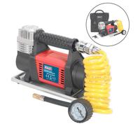 SEALEY 12V Car Bike Digital Tyre Inflator Mini Air Compressor Pump & Bag MAC04