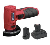 Sealey CP1210 12v Cordless Mini Angle Grinder 75mm 2 x 1.5ah Li-ion Battery Charger Bag