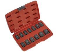 Sealey Impact Socket Set Ak5613Td 13-Piece 1/2" Square Drive Total Drive