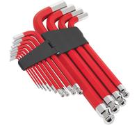 Sealey Hex Key Set AK7187 Jumbo Ball-End 13pc Anti-Slip Metric