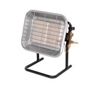 Sealey 14.330BTU/HR Space Warmer Propane Heater With Stand 1.5m Gas Hose LP14