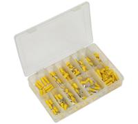 Crimp Terminal Assortment 140pc Yellow