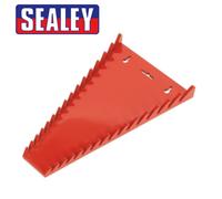 Sealey 15 Slot Spanner Rack Durable Composite Material - Wall Mountable