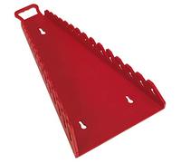 Sealey 15 Slot Spanner Rack Small to Big Durable Wall Mountable / Carry Handle ** WR09 - RED **