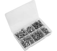 Sealey Stainless Steel Setscrew Assortment,150pc, M5-M10, A2 Stainless Steel - AB078SS