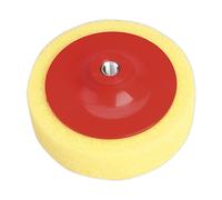 Sealey PTC/CH/M14-Y Ø150 x 50mm Buffing and Polishing Foam Head M14 x 2mm Yellow/Coarse