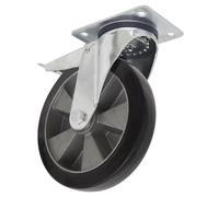 Sealey 152mm Castor Wheel with Swivel Plate & Total Lock
