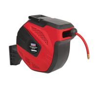 SEALEY 15m ø10mm ID Automatic Rewind Wall Mounted Air Compressor Hose Reel SA822