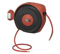 Sealey 15m Auto-Rewind Control Rubber Air Hose Reel 10mm ID
