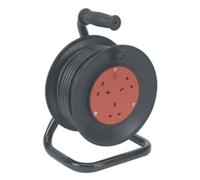 Sealey BCR153T 15m Cable Reel with Thermal Trip 4 x 230V