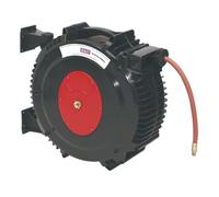 Sealey Retractable Air Hose Reel 15m 13mm ID Rubber Hose - SA8812