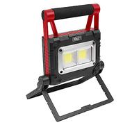 Sealey 15W COB LED Solar Powered Rechargeable Portable Floodlight