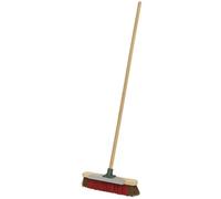 Sealey BM16SC Heavy-Duty Stiff/Hard Bristle Broom With Scraper 16in(405Mm)