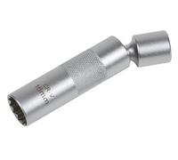 Sealey, 16mm 3/8" Sq Drive 12-Point Spark Plug Socket with Universal Joint - AK6571