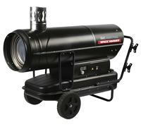 Sealey 170,000Btu/hr Indirect Space Warmer Kerosene/Diesel Heater with Wheels - ABI1700, Black
