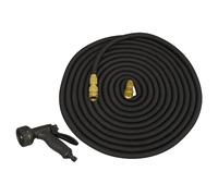 Sealey Ø17mm Expandable Garden Hose Black 15m Premium